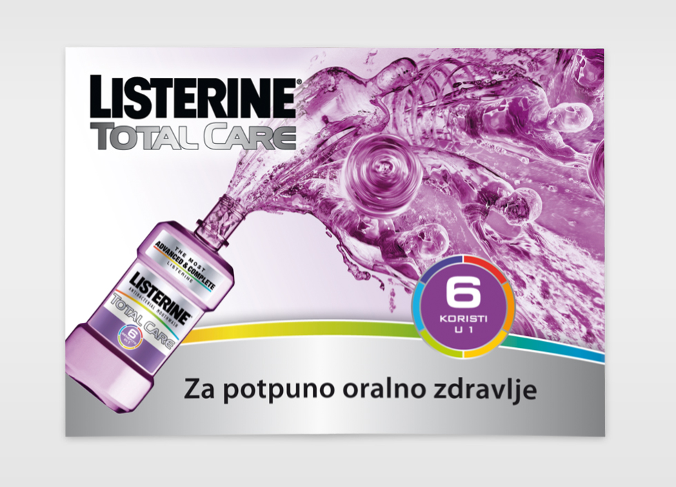 Listerine plakat